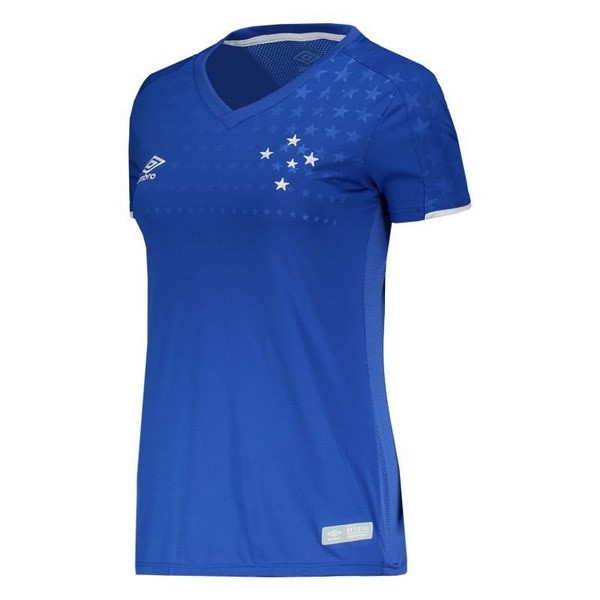 Camiseta Cruzeiro EC Replica Primera Ropa Mujer 2019/20 Azul